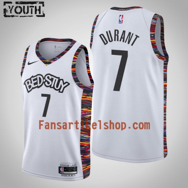 NBA Brooklyn Nets Trikot Kevin Durant 7 Nike 2019-2020 City Edition Swingman - Kinder